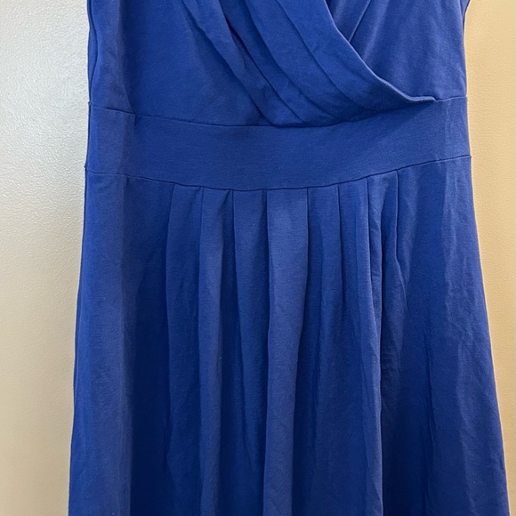 Land's End Royal Blue Fit & Flare Dress Size Small - Picture 3 of 4